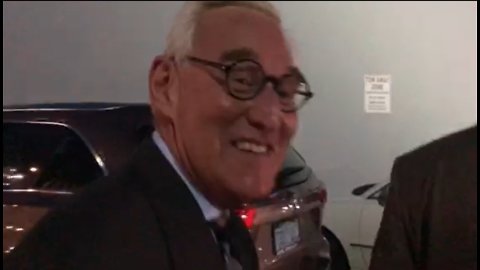 Roger Stone has no comment outside West Palm Beach fundraiser