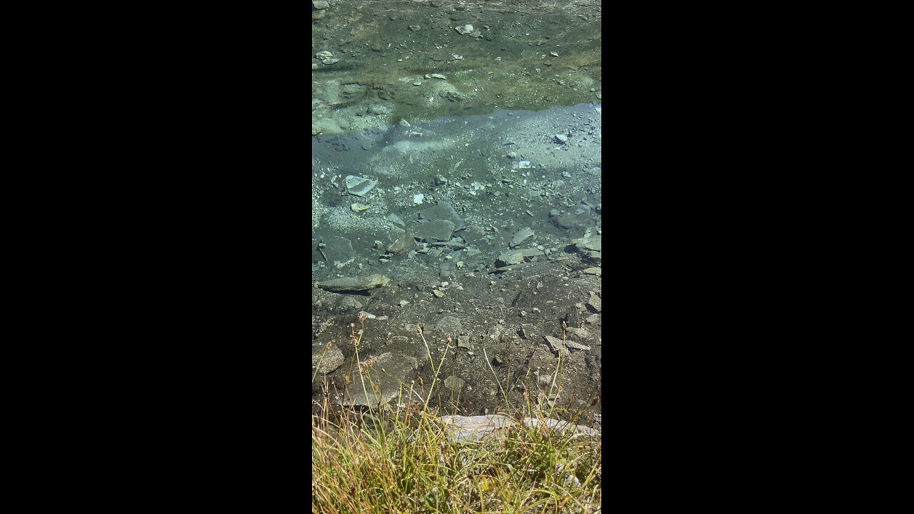 clear water in the Swiss alps