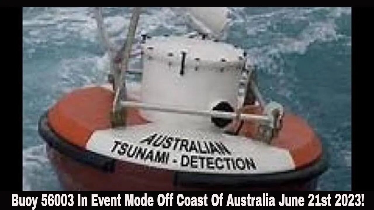 Buoy 56003 In Event Mode Off Coast Of Australia June 21st 2023!