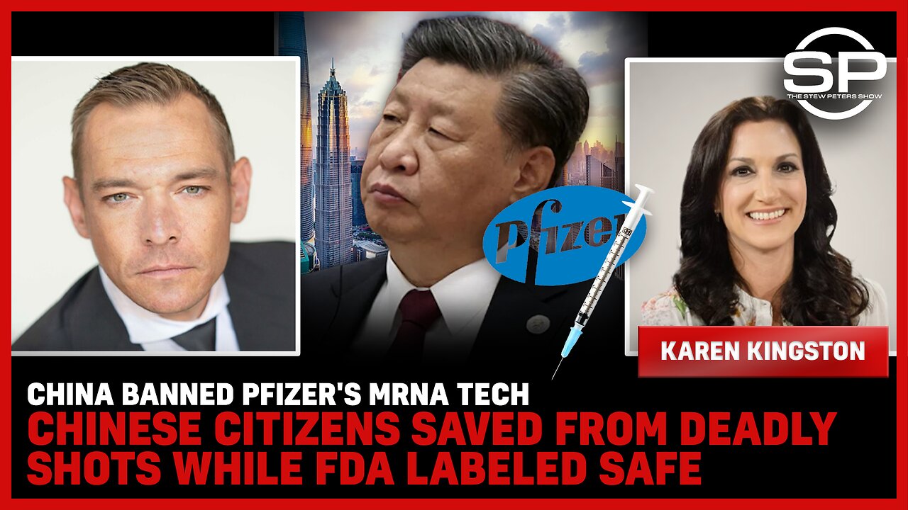 China Banned Pfizer's mRNA Tech Chinese Citizens Saved From Deadly Shots While FDA Labeled Safe