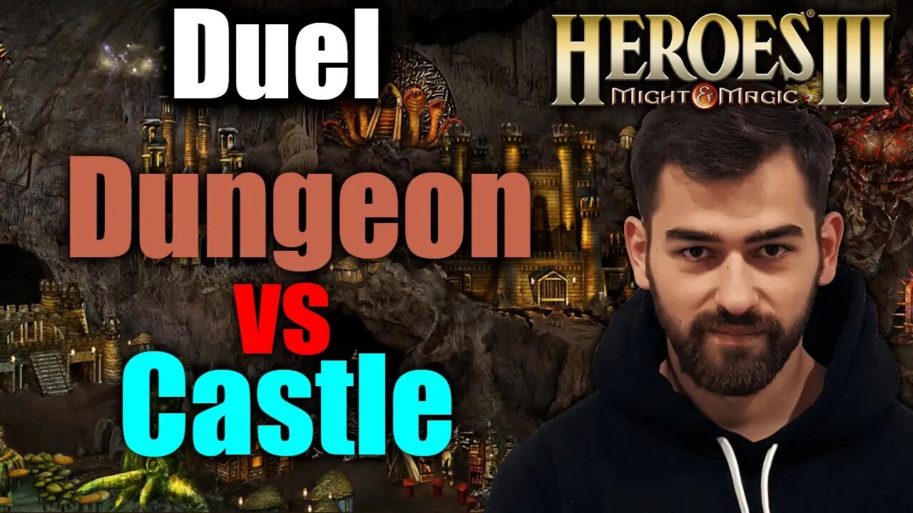 Dungeon vs Castle | Gluhammer Heroes HotA 3 Multiplayer PL