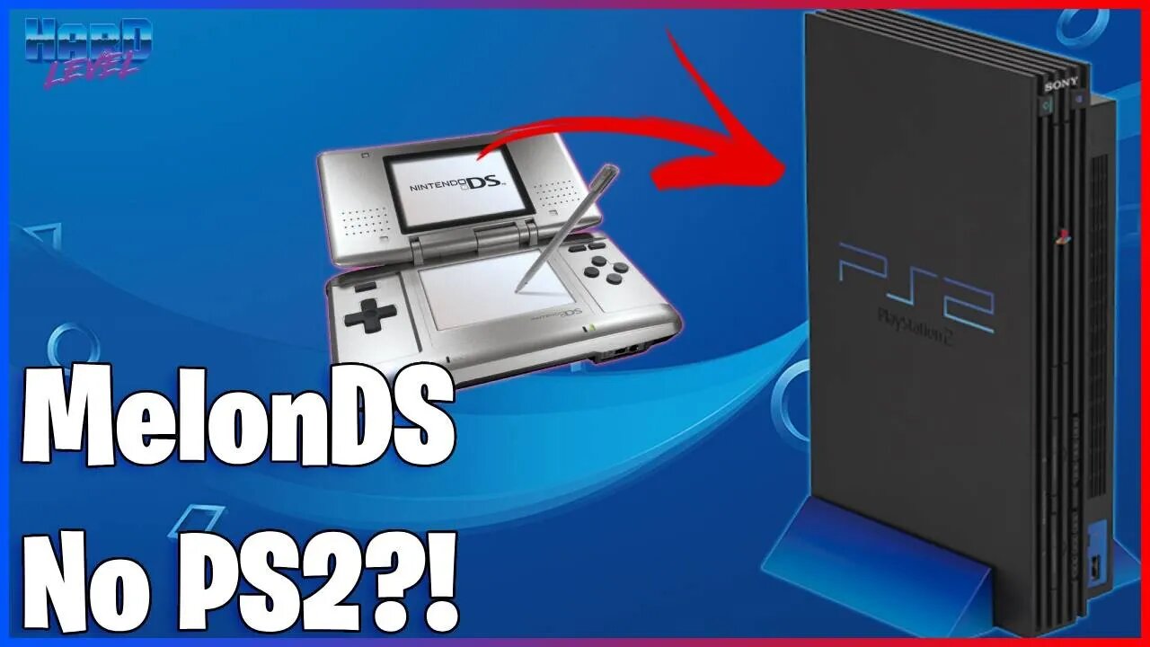 MelonDS para PS2! Agora ele abre no console real, mas rodar já são outros 500...
