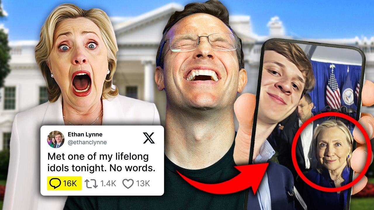 Gen-Z Lib Posts Selfie With ‘Unrecognizable’ Hillary, Gets Nuclear RATIO: 'Kid She's A Serial Killer