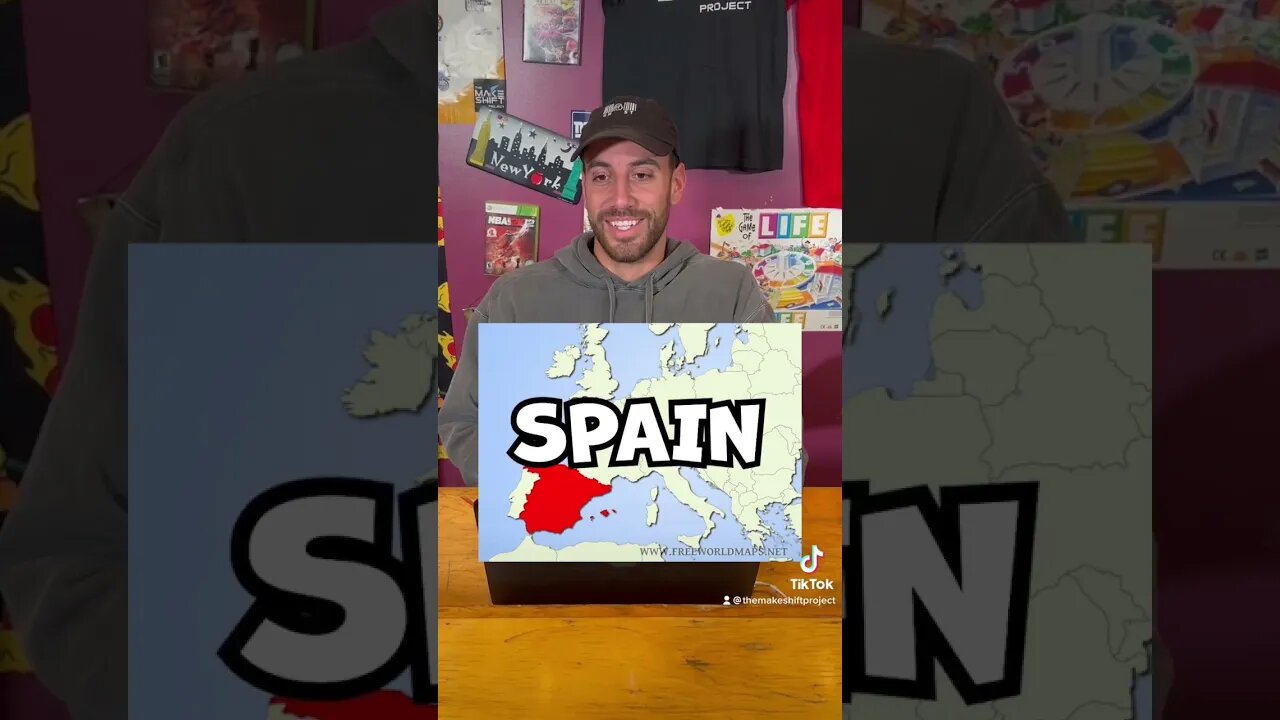 Are You Sure They Didn’t Move Spain? #shorts #countries #geography #maps #spain #guessinggame