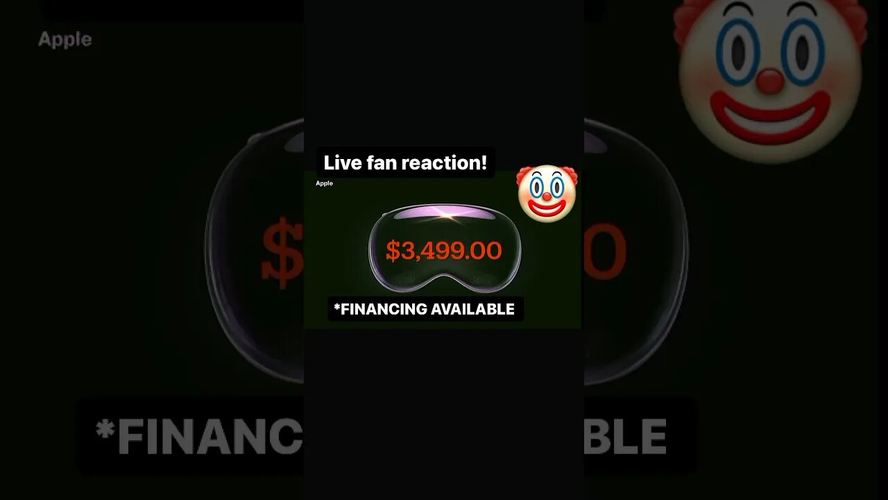 APPLE VISION PRO FAN REACTION