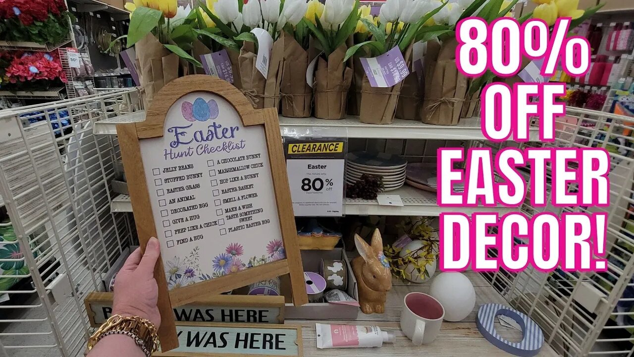 80% OFF EASTER DECOR AT MICHAELS! WILL IT GO TO GRAB BOXES SOON?!