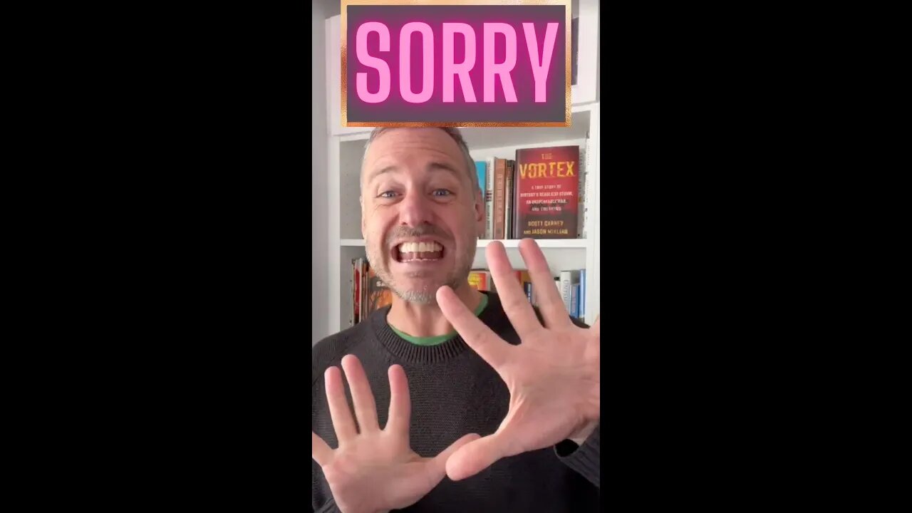 I made an embarrassing mistake.