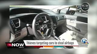 Thieves targeting cars to steal airbags