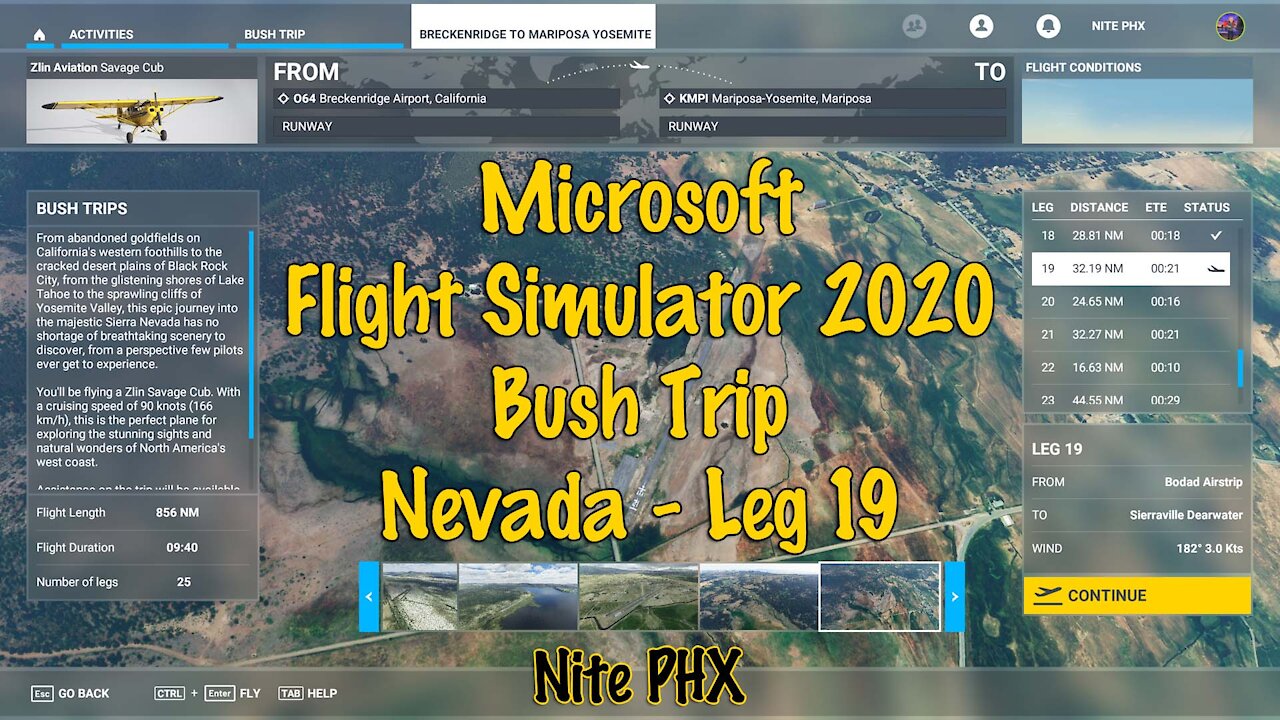 MSFS2020 - Bush Trip - Nevada - Leg 19