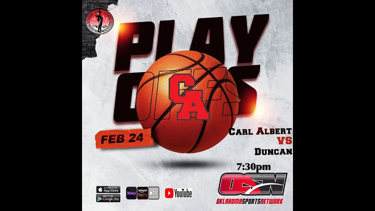 🏀Carl Albert vs Duncan Boys Area Basketball 2023