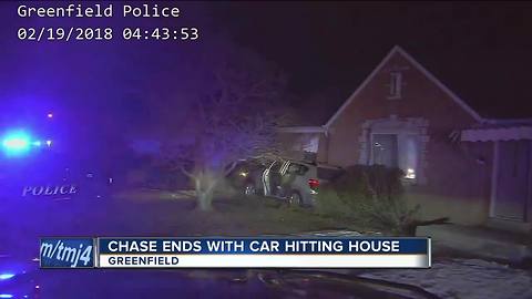 5 teens arrested after stolen car chase ends with crash into home on Milwaukee's south side