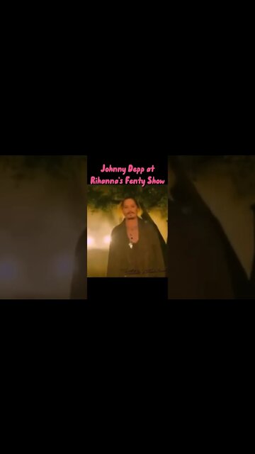 BREAKING! Johnny Depp at Rihanna's Fenty Show!