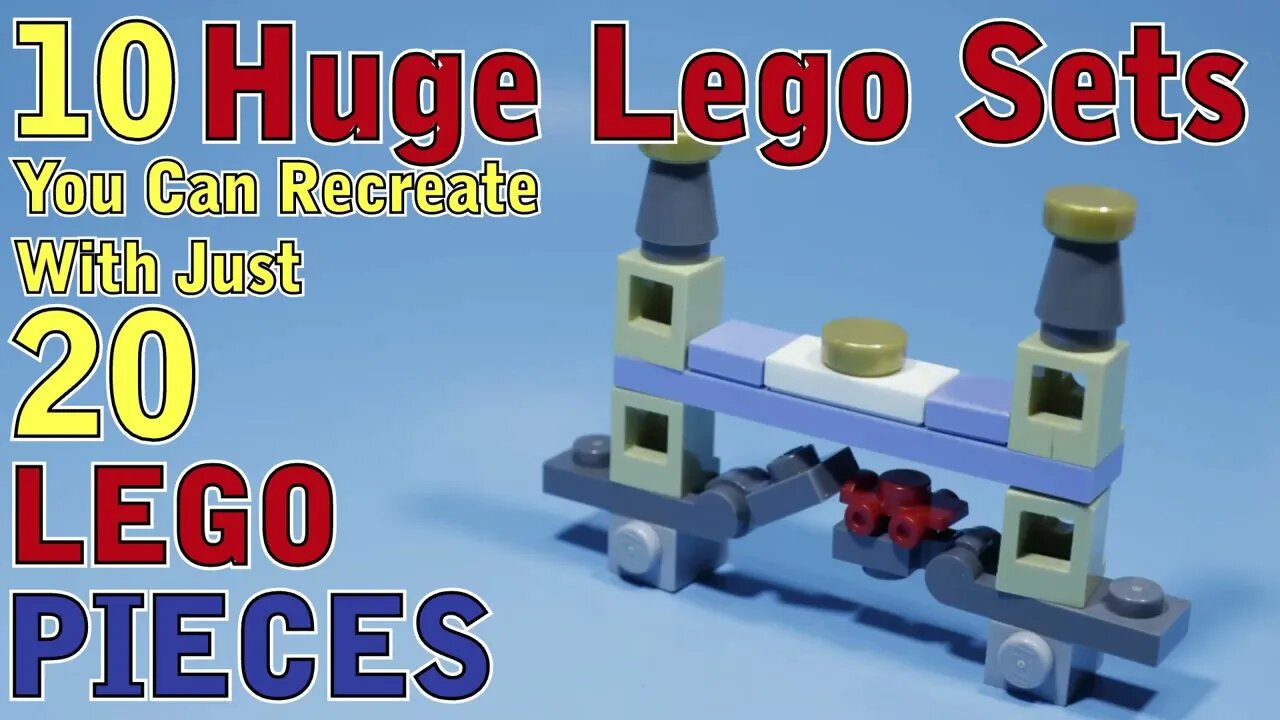 10 Huge Lego sets you can recreate with just 20 Lego pieces