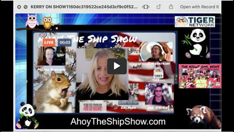 KERRY INTERVIEWED ON JIM WATKINS AND GROUP SHOW