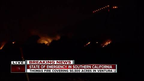 Latest details on the Thomas Fire live in Ventura