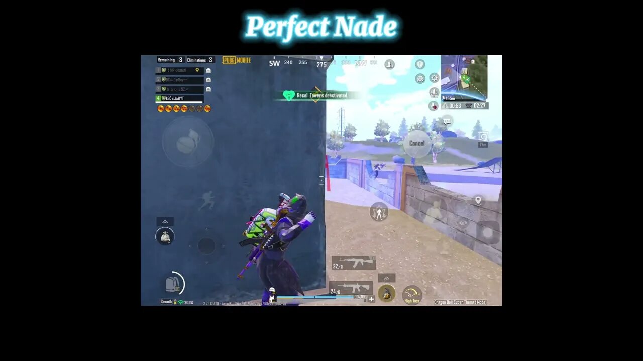 A Perfect Nade #youtubeshorts #shorts #short #bgmi