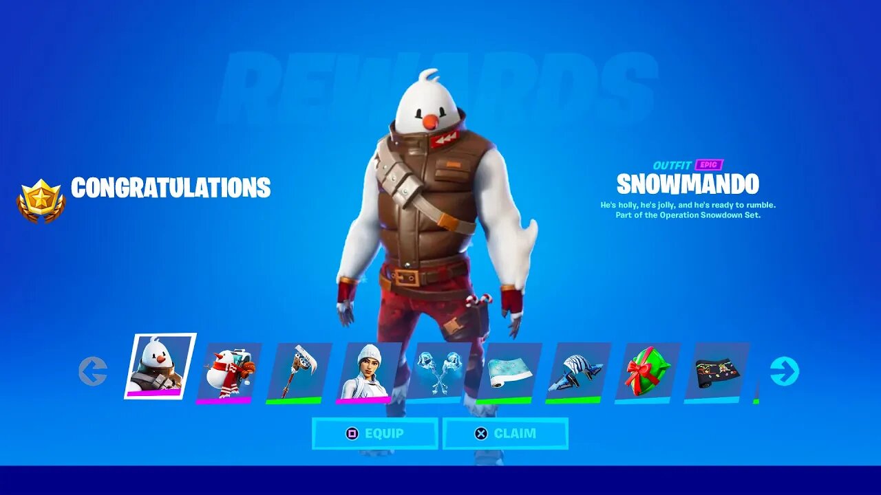 How to Unlock Snowmando Skin in Fortnite! (FREE SKIN)