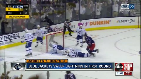 Bolts season ends in sweep