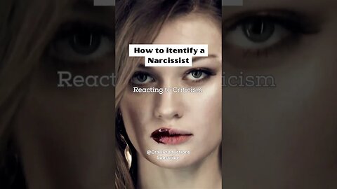 How does a female narcissist respond to criticism #narcissist #shorts