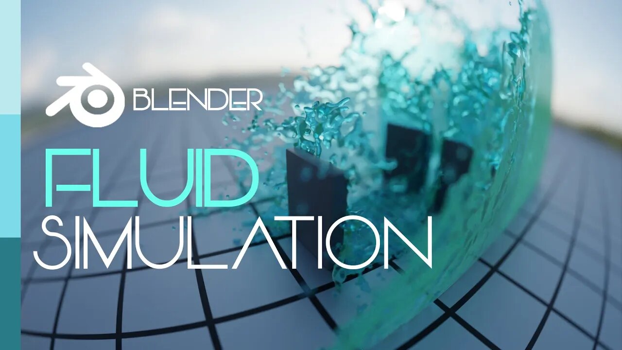 Blender 3D Fluid Simulation Obstacles Collision