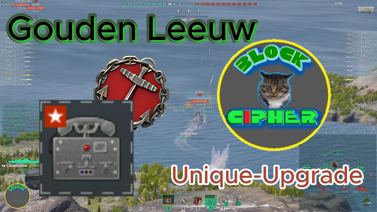 world of warships T10 Cruiser Gouden Leeuw