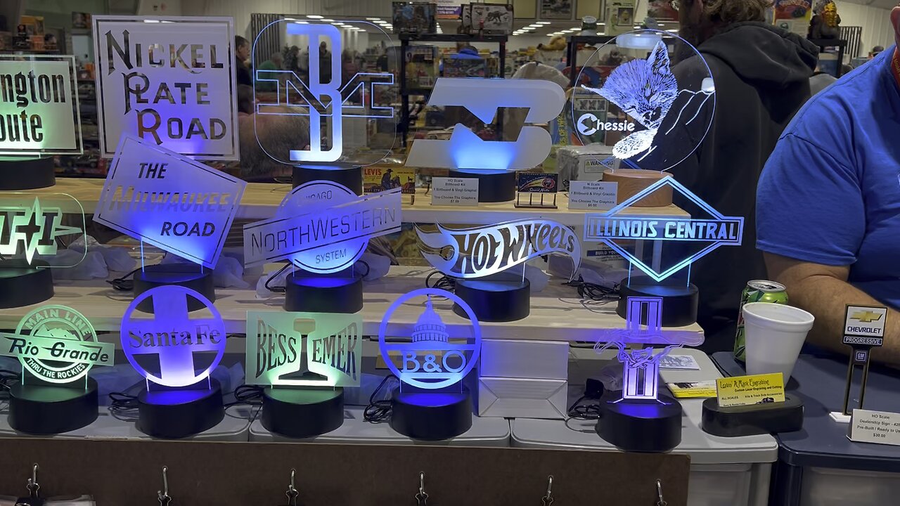 Etched Glass Train Logo’s by Leavin’ A Mark engraving