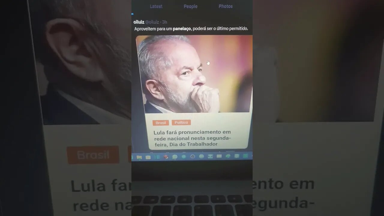 Lula fará pronunciamento em rede nacional nesta segunda-feira dia do trabalhador... panelaço a vista