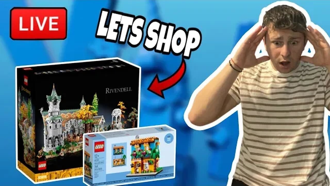 LEGO Midnight Release Shopping #LIVE | LOTR RIVENDELL