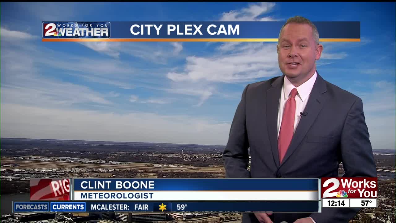 Wednesday noon forecast