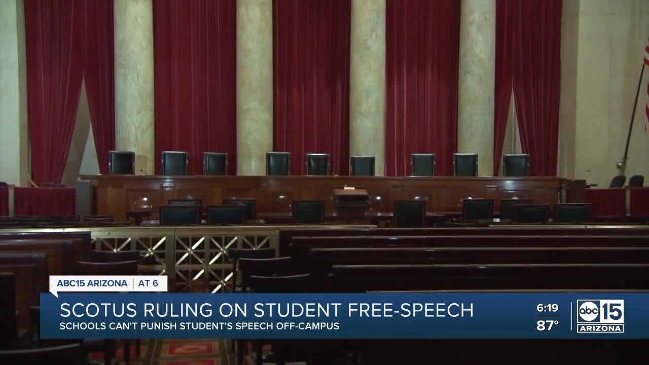 What SCOTUS ruling on free speech off-campus means for Arizona students