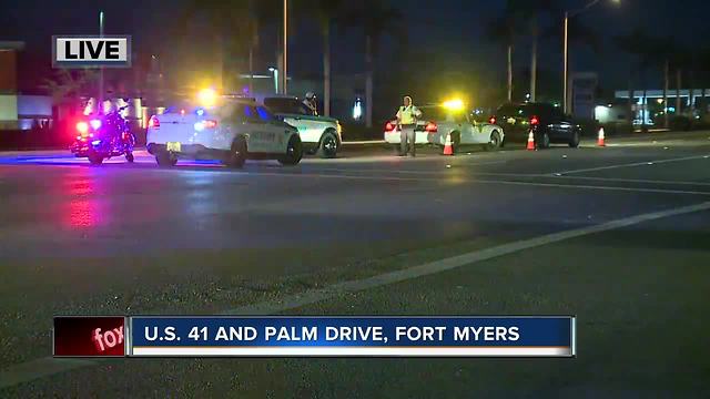 Crash blocks U.S. 41 between Beacon Manor and Palm Drive