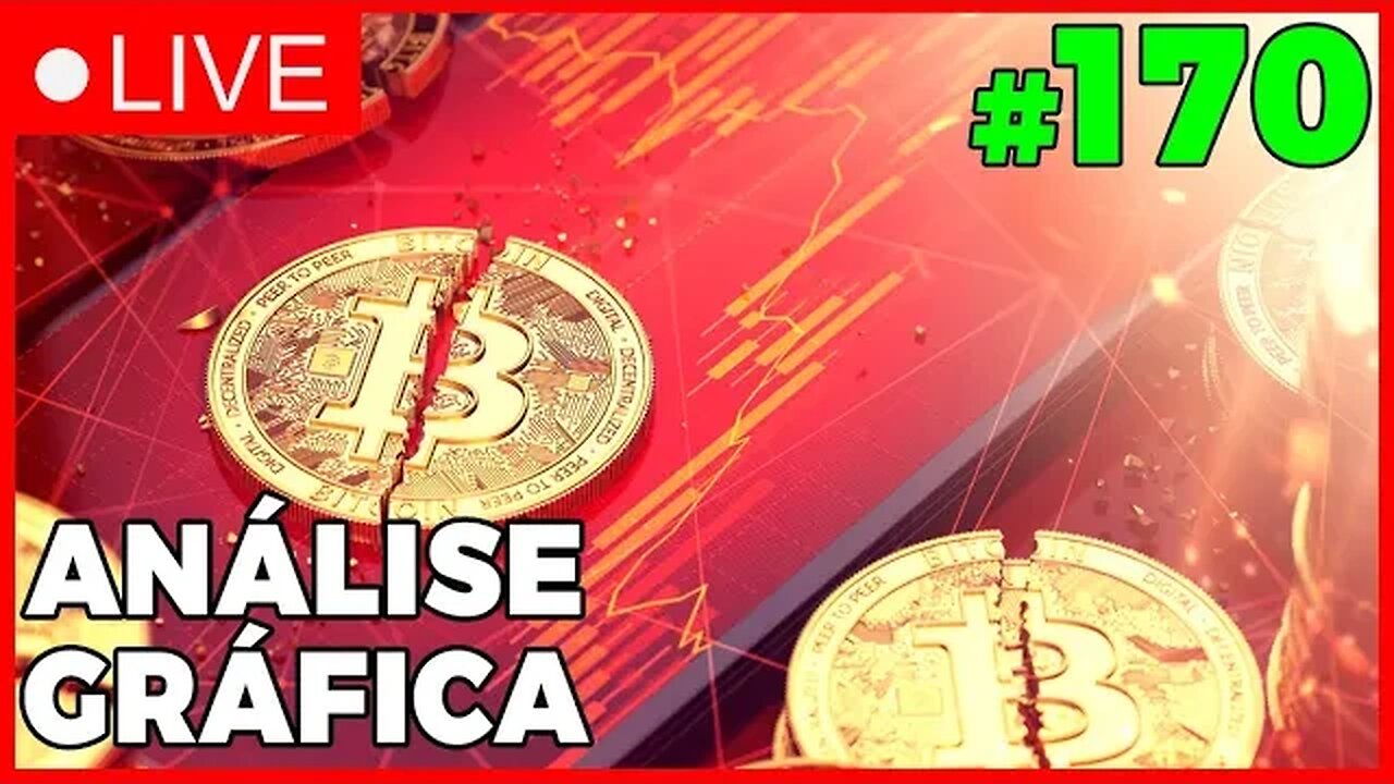 VAI TER QUEDA? BITCOIN AINDA LATERAL! - ANÁLISE CRIPTO #170 - #bitcoin #eth #criptomoedasaovivo