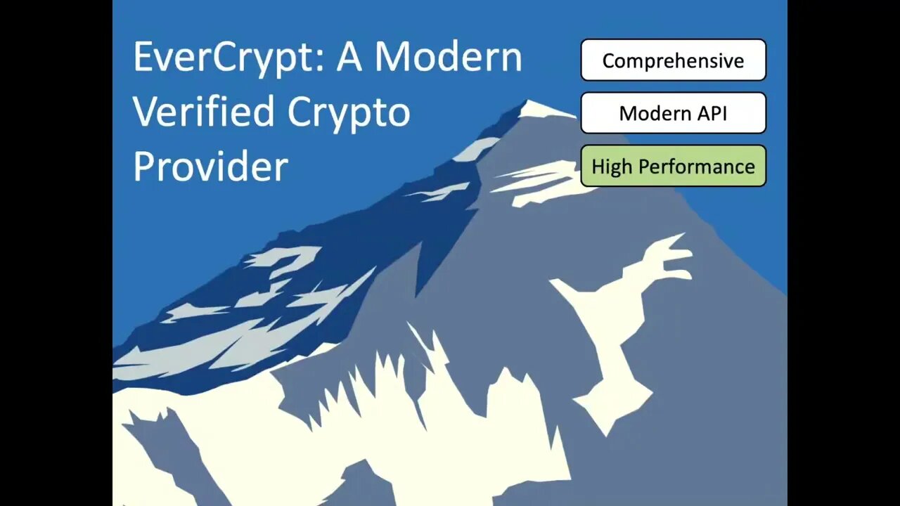 EverCrypt A Fast, Verified, Cross Platform Cryptographic Provider