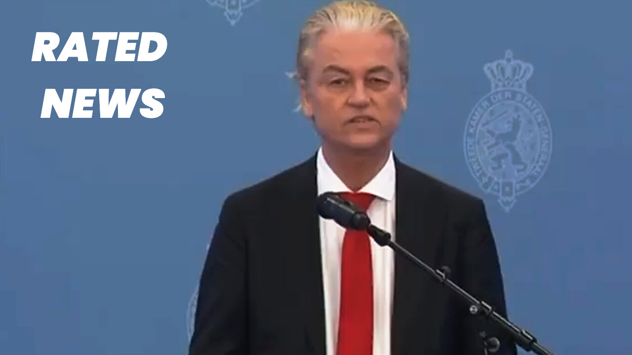 Geert Wilders Speaks Following Shift to the Right in Dutch Government Formation