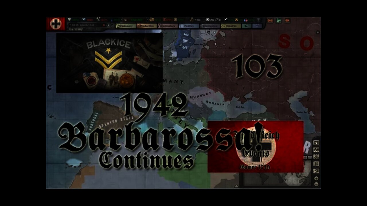 Let's Play Hearts of Iron 3: Black ICE 8 w/TRE - 103 (Germany)