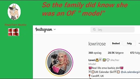 Lowrirose is pissed her family found OFF , that she is on OF..