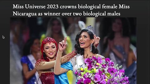 Biological Male Wins Miss Universe Pageant - Again