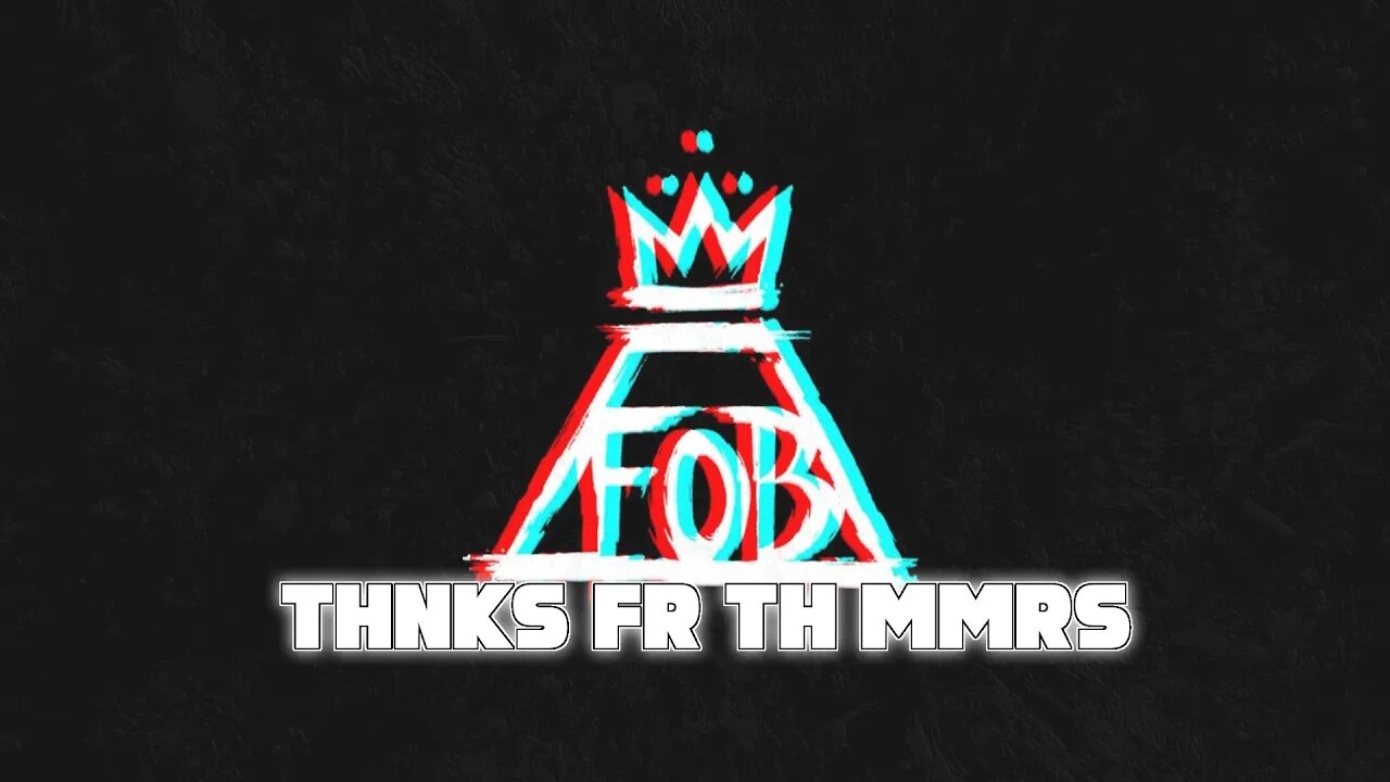 THNKS FR TH MMRS | By Fall Out Boy (FULL LYRICS VIDEO MADE BY CALYPƧO)