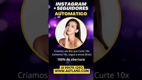 🔴 Quer mais SEGUIDORES no Instagram? 41 991791293