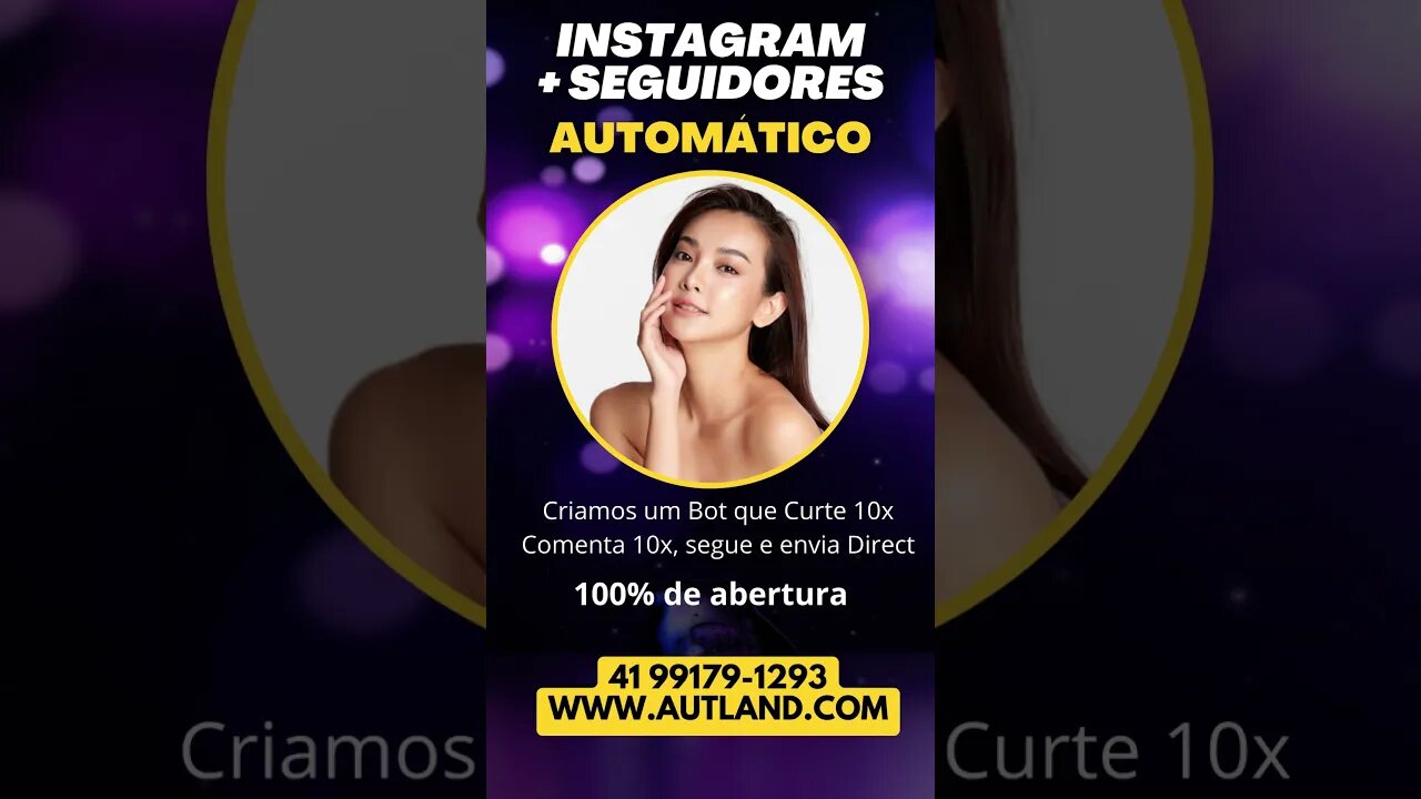 🔴 Quer mais SEGUIDORES no Instagram? 41 991791293