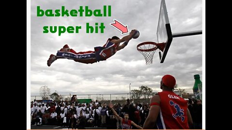 An incredible joke! The guy flies into the basketball hoop #Basketball humor