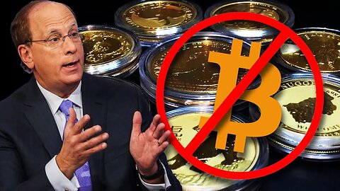 ALERT! What BlackRock CEO Said About Bitcoin Should SCARE You Into Gold!