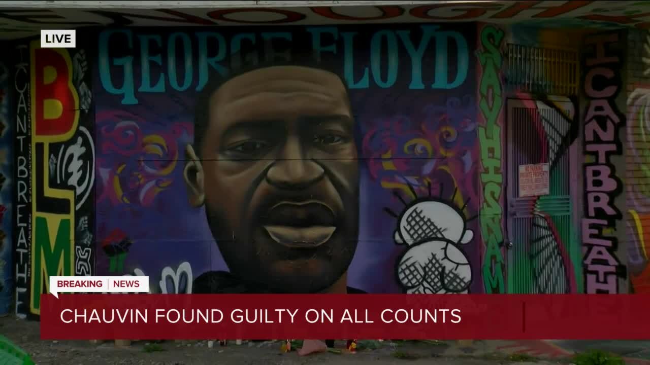 Summer of 2020 murals for George Floyd