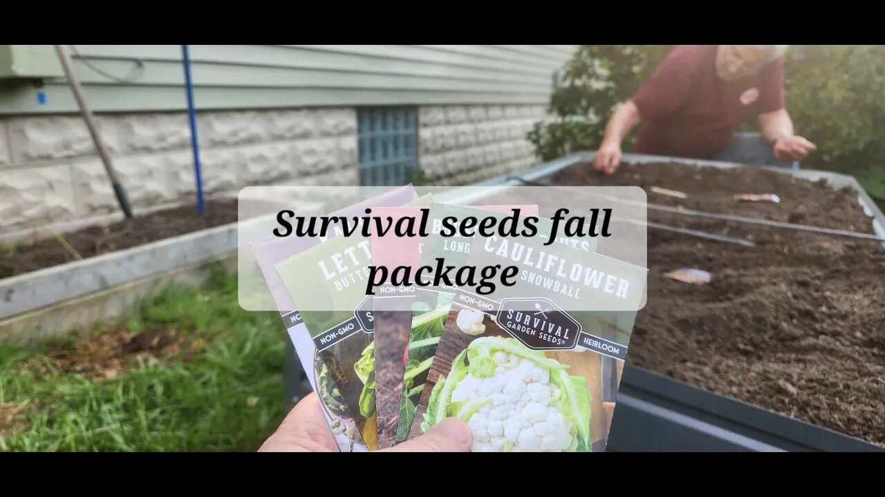 Review survival seeds fall collection #survivalgardenseeds