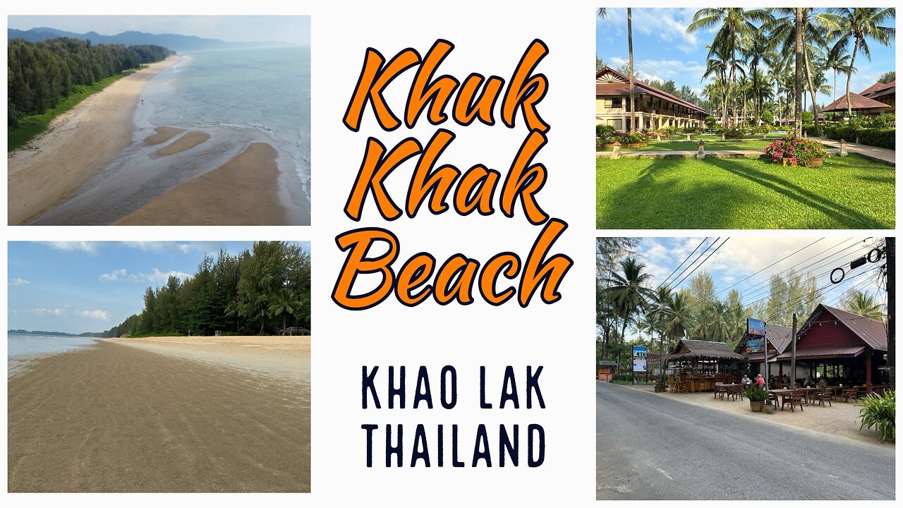 Khuk Khak Beach Khao Lak Thailand - One of the Top Beaches - With Drone Footage