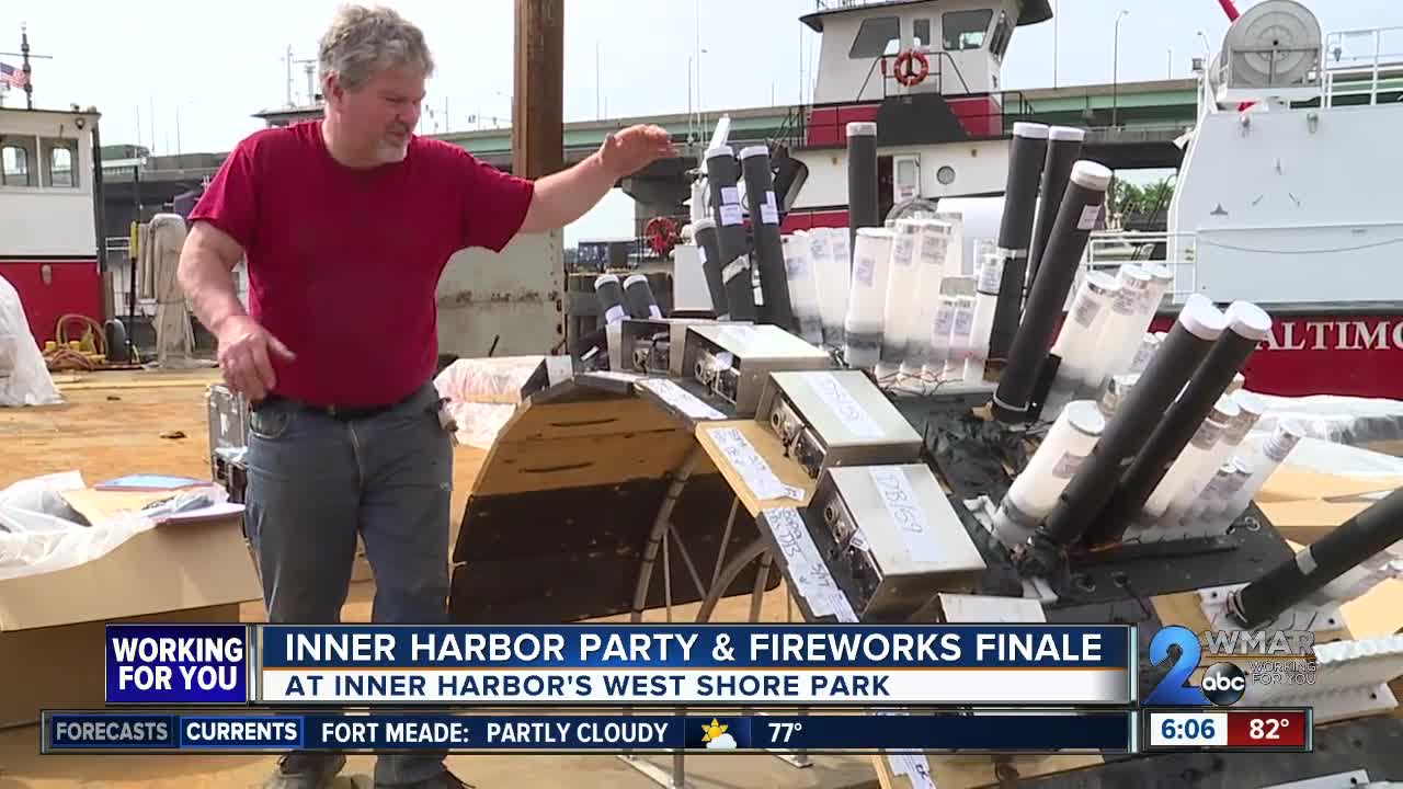 Baltimore celebrates Preakness with Inner Harbor party and fireworks finale