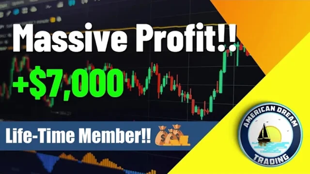 Massive $7,000 Profit Life Time Member Stock Market