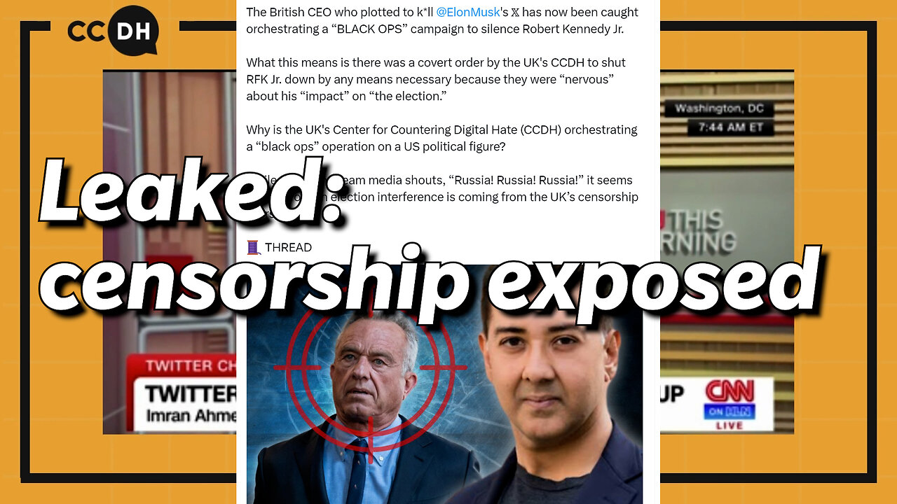 Leaked Documents Reveal CCDH’s Campaign Against Free Speech