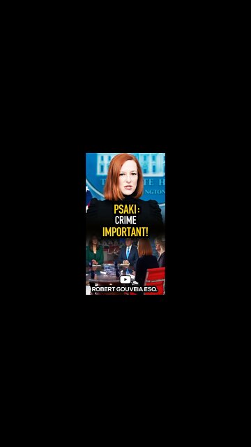Psaki: Crime is a HUGE Vulnerability for Democrats! #shorts