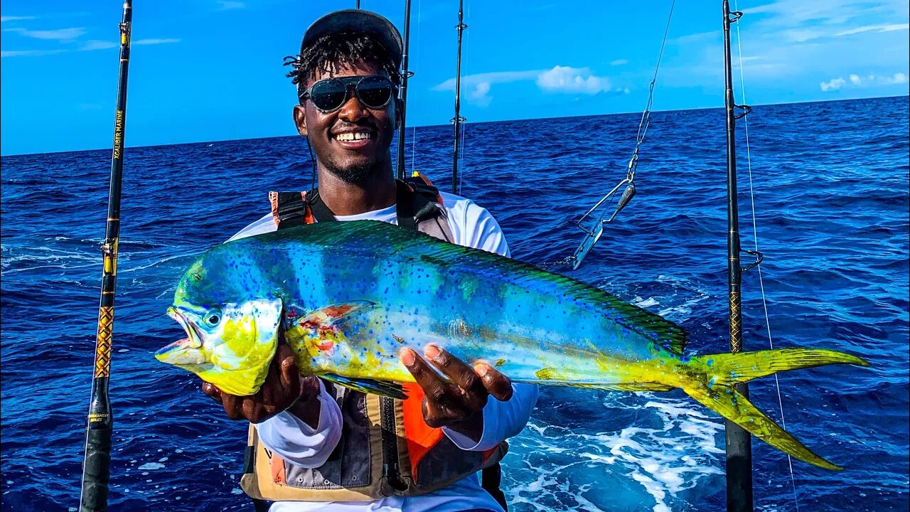 Catching and Cooking the *FASTEST* growing fish in the ocean (Sea-Doo Fishing)